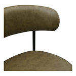 Lupita Vegan Leather Upholstered Dining Chair (760-C) in Olive