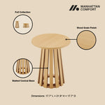 Layla End Table in Light Oak