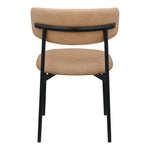 Lupita Vegan Leather Upholstered Dining Chair (760-C) in Tan