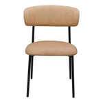 Lupita Vegan Leather Upholstered Dining Chair (760-C) in Tan