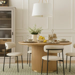 Lupita Vegan Leather Upholstered Dining Chair (760-C) in Off-White