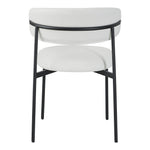 Lupita Vegan Leather Upholstered Dining Chair (760-C) in Off-White