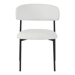 Lupita Vegan Leather Upholstered Dining Chair (760-C) in Off-White