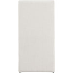 Benson Linen Textured Fabric Upholstered Dining Chair in Cream