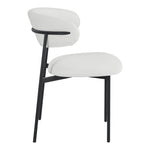Lupita Vegan Leather Upholstered Dining Chair (760-C) in Off-White