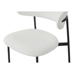 Lupita Vegan Leather Upholstered Dining Chair (760-C) in Off-White