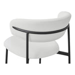 Lupita Vegan Leather Upholstered Dining Chair (760-C) in Off-White