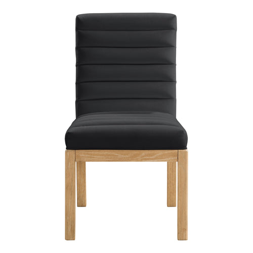 Evelyn Velvet Upholstered Dining Chair (901-C) in Black