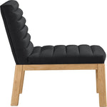 Evelyn Velvet Upholstered Dining Chair (901-C) in Black
