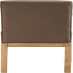 Evelyn Velvet Upholstered Dining Chair (901-C) in Brown
