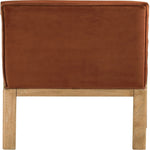 Evelyn Velvet Upholstered Dining Chair (901-C) in Cognac