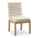 Evelyn Velvet Upholstered Dining Chair (901-C) in Cream