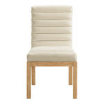 Evelyn Velvet Upholstered Dining Chair (901-C) in Cream