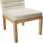 Evelyn Velvet Upholstered Dining Chair (901-C) in Cream