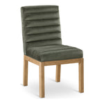 Evelyn Velvet Upholstered Dining Chair (901-C) in Green