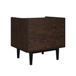 Duane 20" Fluted Nightstand (1-Drawer) in Navy Blue