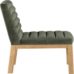 Evelyn Velvet Upholstered Dining Chair (901-C) in Green