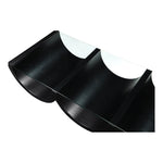 Beverwil Glass Top And Oak Veneer Base Coffee Table in Black