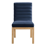 Evelyn Velvet Upholstered Dining Chair (901-C) in Navy