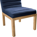 Evelyn Velvet Upholstered Dining Chair (901-C) in Navy