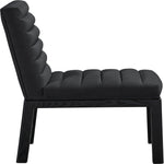Evelyn Velvet Upholstered Dining Chair (902-C) in Black