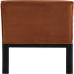 Evelyn Velvet Upholstered Dining Chair (902-C) in Cognac