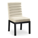 Evelyn Velvet Upholstered Dining Chair (902-C) in Cream