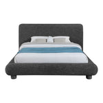 Blair Fabric Upholstered King Bed in Black