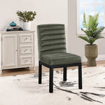 Evelyn Velvet Upholstered Dining Chair (902-C) in Green