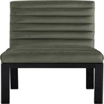 Evelyn Velvet Upholstered Dining Chair (902-C) in Green