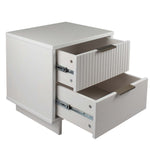 Granville 18" Nightstand (2-Drawer) in White