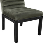 Evelyn Velvet Upholstered Dining Chair (902-C) in Green
