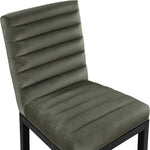 Evelyn Velvet Upholstered Dining Chair (902-C) in Green