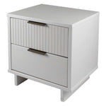 Granville 18" Nightstand (2-Drawer) in White