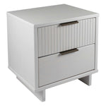 Granville 18" Nightstand (2-Drawer) in White