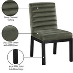 Evelyn Velvet Upholstered Dining Chair (902-C) in Green