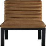 Evelyn Velvet Upholstered Dining Chair (902-C) in Saddle