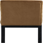 Evelyn Velvet Upholstered Dining Chair (902-C) in Saddle