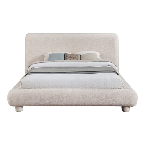 Blair Fabric Upholstered Queen Bed in Beige