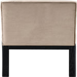 Evelyn Velvet Upholstered Dining Chair (902-C) in Taupe