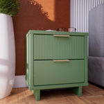 Granville 18" Nightstand (2-Drawer) in Sage Green