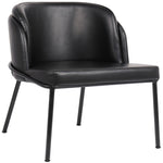 Jagger Vegan Leather Upholstered Dining Chair (883-C) in Black