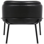Jagger Vegan Leather Upholstered Dining Chair (883-C) in Black
