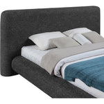 Blair Fabric Upholstered Queen Bed in Black