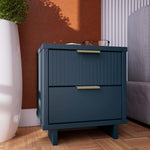 Granville 18" Nightstand (2-Drawer) in Midnight Blue