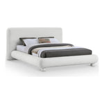 Blair Fabric Upholstered Queen Bed in Cream