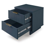 Granville 18" Nightstand (2-Drawer) in Midnight Blue