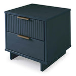 Granville 18" Nightstand (2-Drawer) in Midnight Blue