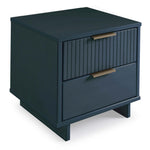 Granville 18" Nightstand (2-Drawer) in Midnight Blue