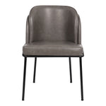 Jagger Vegan Leather Upholstered Dining Chair (883-C) in Grey